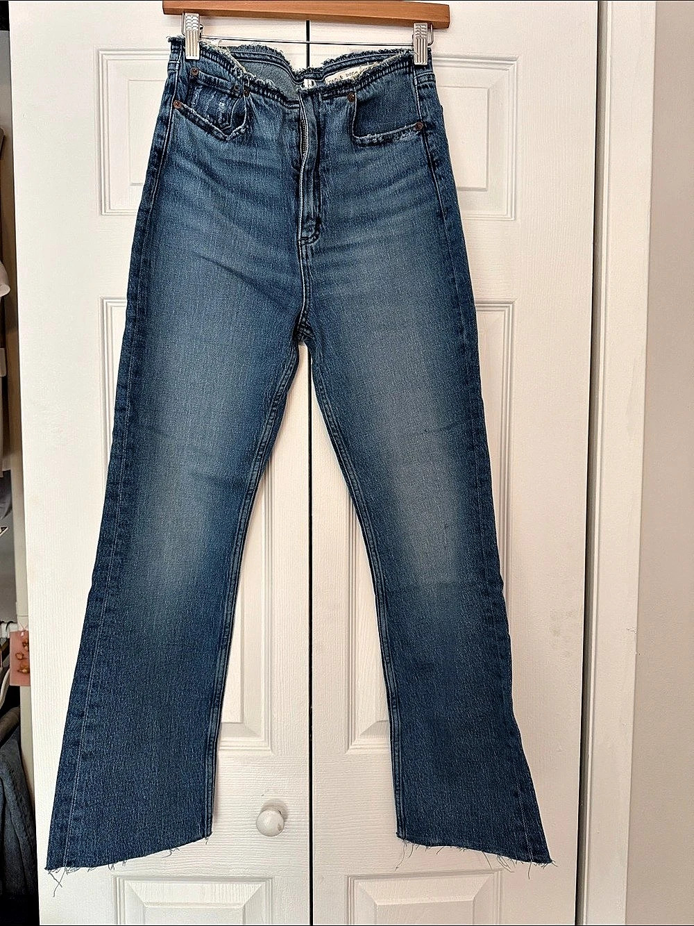 rag & bone Peyton Mid-Rise Bootcut Jeans Blue Waist 27
